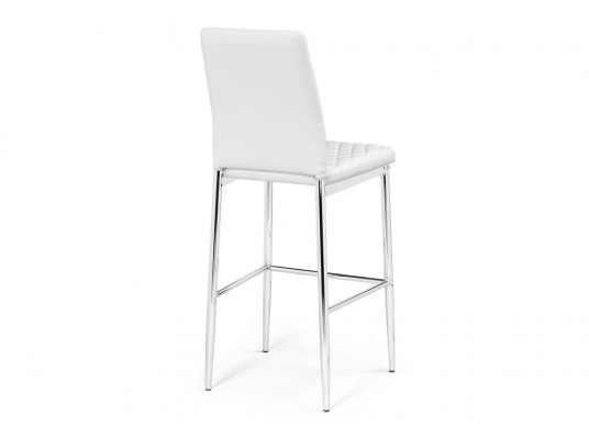 Барный стул Teon white \ chrome