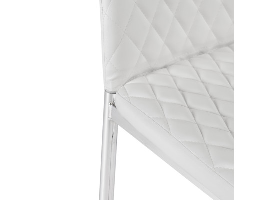 Барный стул Teon white \ chrome