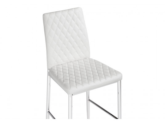 Барный стул Teon white \ chrome
