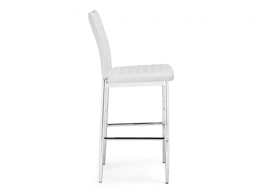 Барный стул Teon white \ chrome