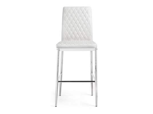 Барный стул Teon white \ chrome
