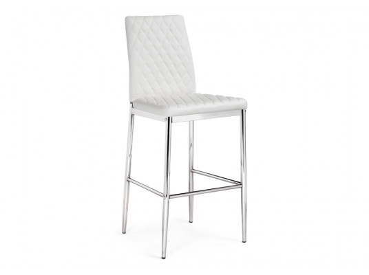 Барный стул Teon white \ chrome