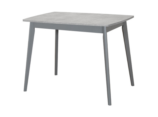 Стол Oslo раскладной 100-130x80x76см, Бетон, серый