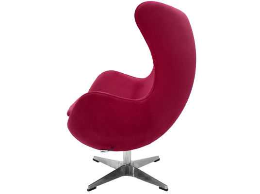 Кресло EGG STYLE CHAIR винный, искусственная замша