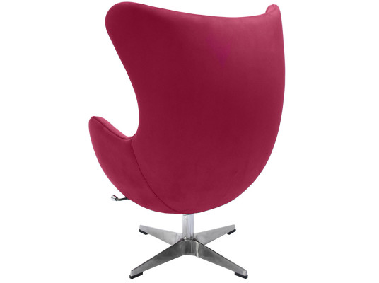 Кресло EGG STYLE CHAIR винный, искусственная замша