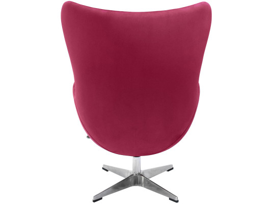 Кресло EGG STYLE CHAIR винный, искусственная замша