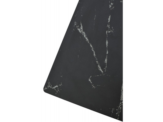 Стол FONDI 180 MARBLES NERO KL-116 Черный мрамор матовый, итальянская керамика/ черн.каркас, ®DISAUR