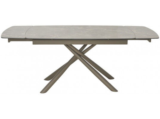 Стол RIVOLI 140 MATT LATTE STONE SOLID CERAMIC / TAUPE, ®DISAUR