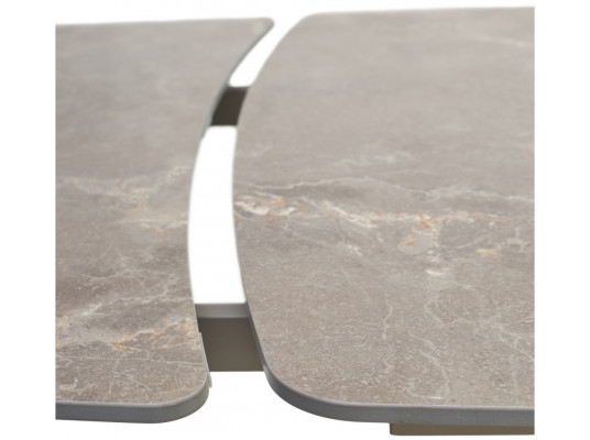 Стол RIVOLI 140 MATT LATTE STONE SOLID CERAMIC / TAUPE, ®DISAUR