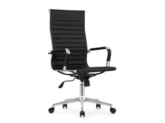 Компьютерное кресло Reus pu black \ chrome