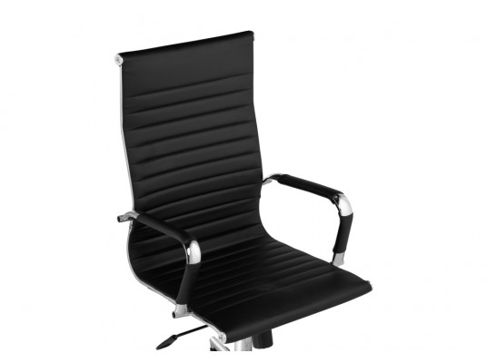 Компьютерное кресло Reus pu black \ chrome