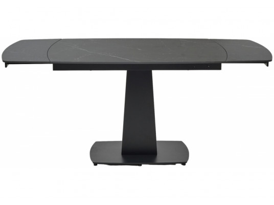 Керамический стол Balde 120 matt black marble solid ceramic \ black