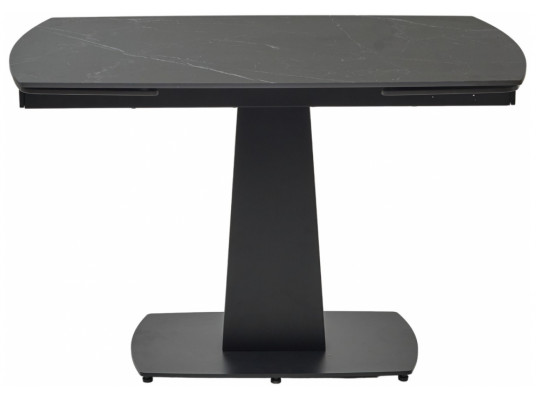 Керамический стол Balde 120 matt black marble solid ceramic \ black