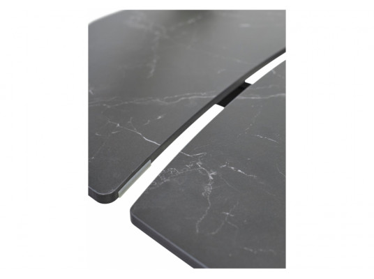 Керамический стол Balde 120 matt black marble solid ceramic \ black