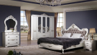 Спальня Магдалина белая шампань 5-дверная СКФМ