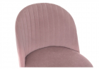 Стул на металлокаркасе Gabi 1 light purple \ black