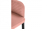 Стул на металлокаркасе Vener coral \ black