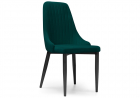 Стул на металлокаркасе Kora green \ black