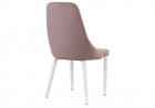 Стул на металлокаркасе Kora white \ light purple