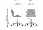 Офисное кресло Trizor white \ black
