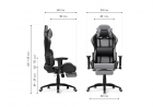 Офисное кресло Tesor black \ gray