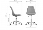 Офисное кресло Kolin gray fabric