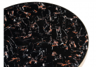 Стол деревянный Selina 80х72 black \ gold