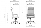 Компьютерное кресло Klit light gray