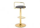 Барный стул Lusia dark gray  \ gold