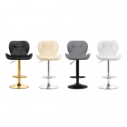 Барный стул Trio white \ chrome