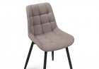 Стул на металлокаркасе Челси К крутящийся латте \ черный