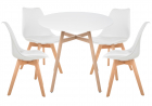 Обеденная группа Номиа white \ wood