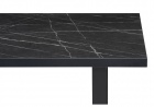 Стол деревянный Эльпатия 130х75 файерстоун \ черный матовый