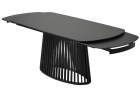 Керамический стол Desio 180 керамика черный мрамор матовый pure black solid ceramic \ черный