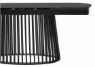 Керамический стол Desio 180 керамика черный мрамор матовый pure black solid ceramic \ черный