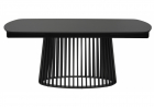 Керамический стол Desio 180 керамика черный мрамор матовый pure black solid ceramic \ черный