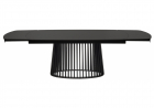 Керамический стол Desio 180 керамика черный мрамор матовый pure black solid ceramic \ черный