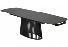 Керамический стол Desio 180 керамика черный мрамор матовый pure black solid ceramic \ черный