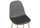 Обеденная группа Дилай 80 white \ dark gray