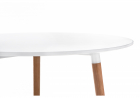 Обеденная группа Дилай 90 white \ dark gray