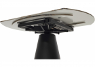 Керамический стол Teramo 135 gloss grand jade solid ceramic \ черный