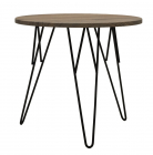 Журнальный столик ОСТИН Ореховый дубослив / черный каркас M-City