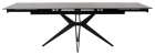 Стол FORIO 160 MATT BLACK MARBLE SOLID CERAMIC / BLACK, ®DISAUR