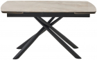 Стол RIVOLI 140 GLOSS AMBER JADE SOLID CERAMIC / BLACK, ®DISAUR