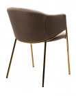 Стул DILL BLUVEL-40 BEIGE, велюр/ Золото каркас М-City