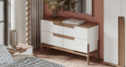 Шкаф Сандра сатин 6-дверный Арида мебель